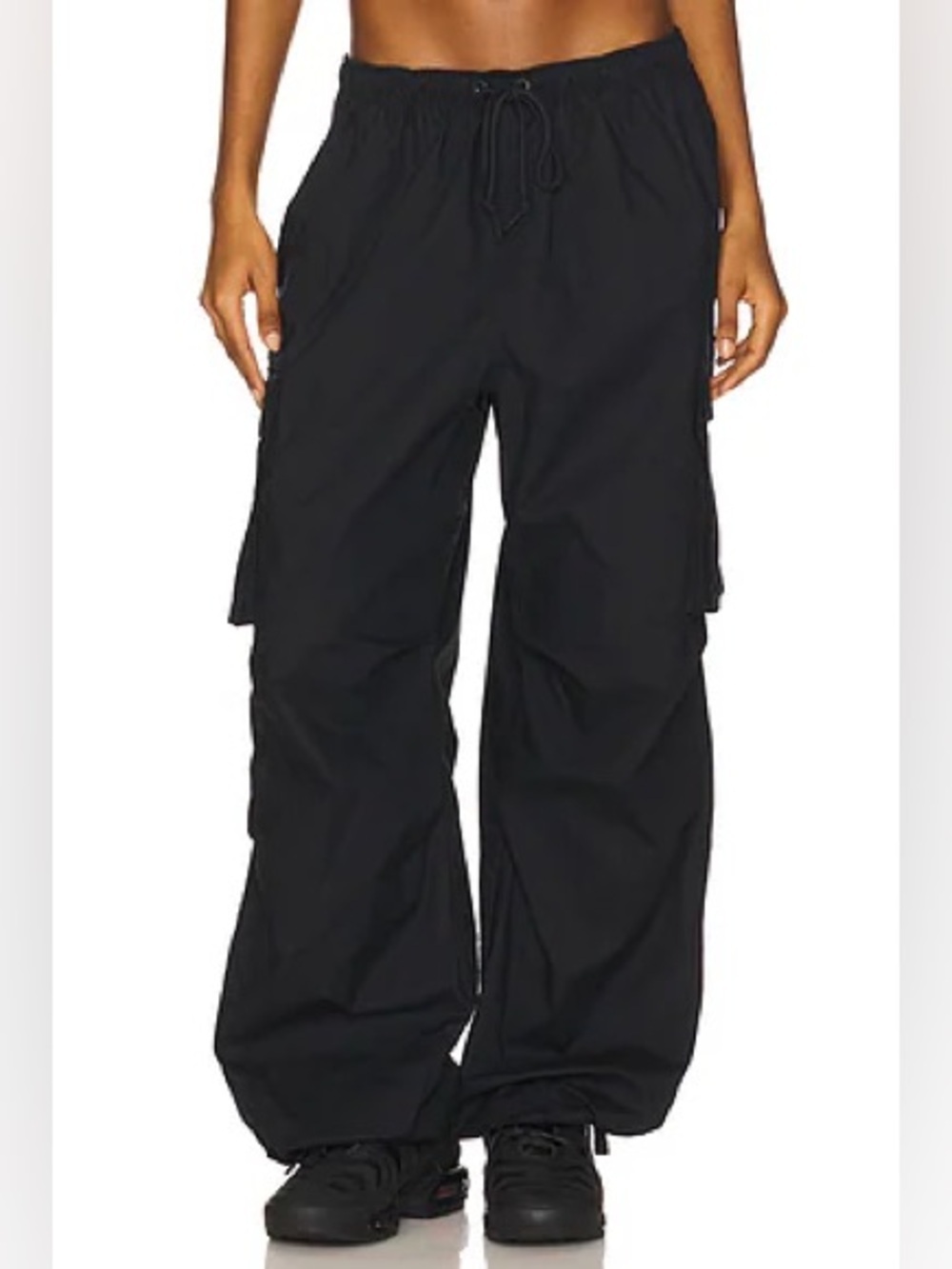 Young Fabulous & Broke Black Cargo Jogger Pants - Black